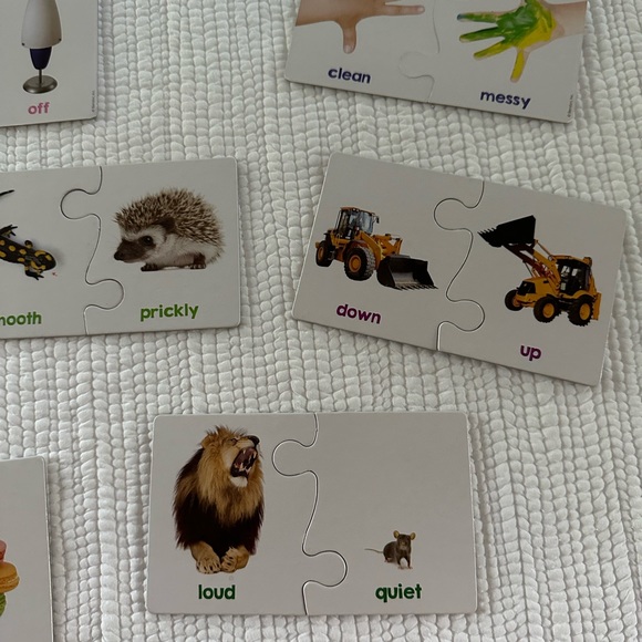 Kids learning opposite games/ flash cards - Picture 2 of 7